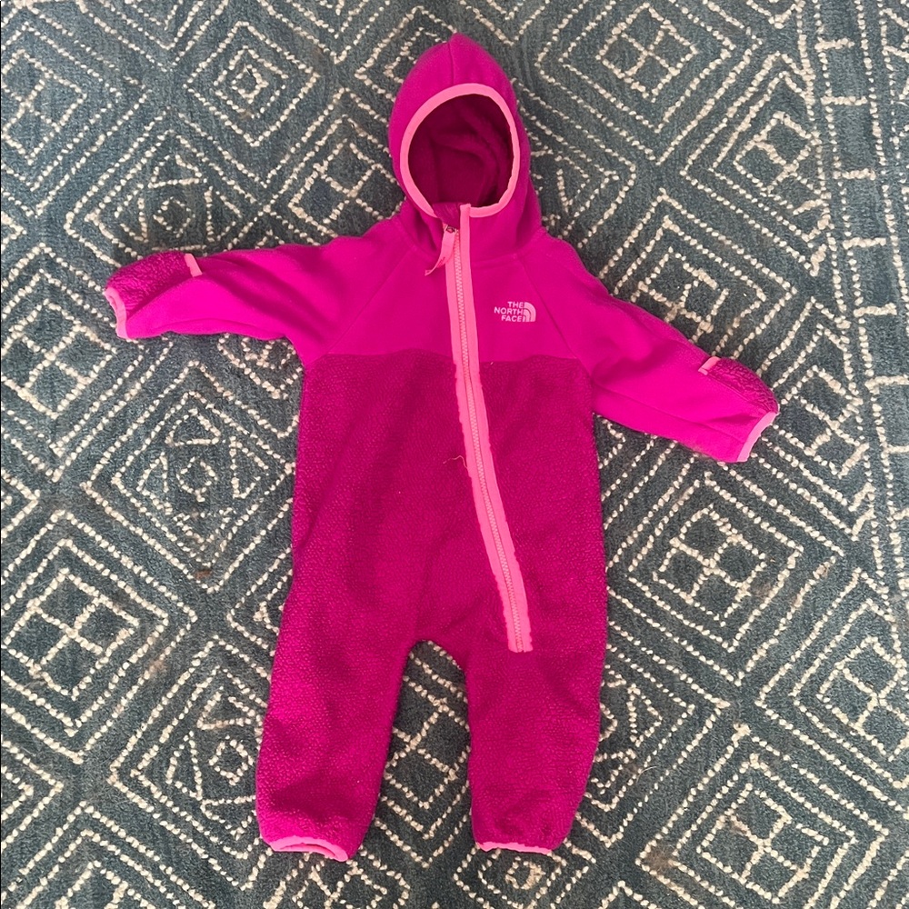 The North Face Fuchsia Kids One Piece